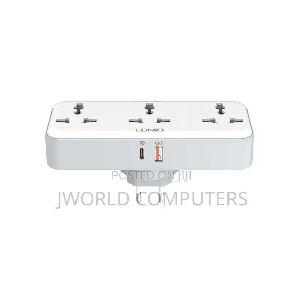 Ldnio 2 Universal Outlets Wall Power Socket 2500w With 1pd