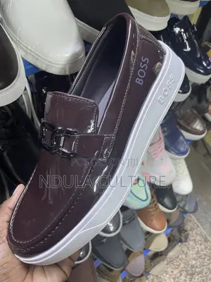Timberland / Hugo Boss Wetlook Patent Leather Loafers