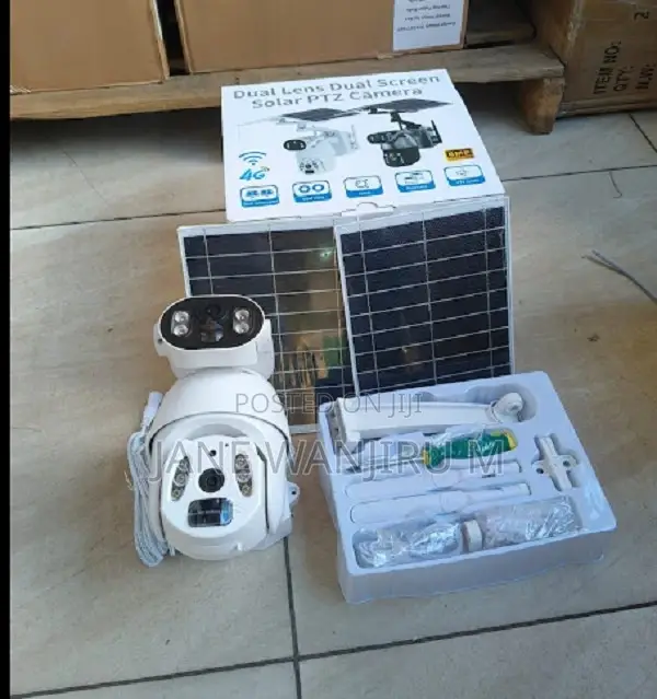4g Solar Camera With 2 Panels - Stronger Battery Life