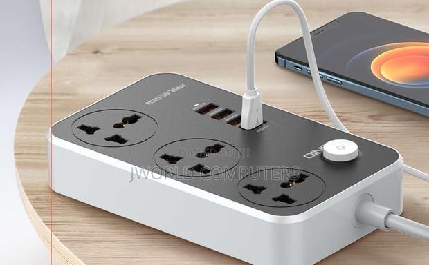 Ldnio Sc3412 Power Strip With 3 Ways Power Socket, 4 Usb Port 38w, - thumbnail 4