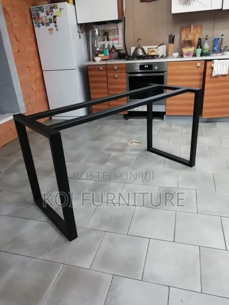 Office Table; 1200mm Home Office Table With Metallic Basement