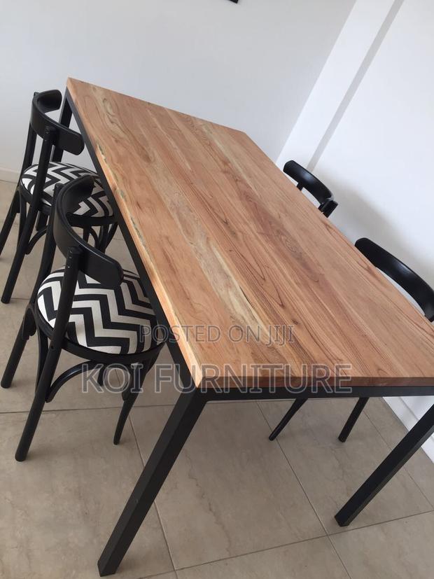 Office Table; 1200mm Home Office Table With Metallic Basement - thumbnail 10