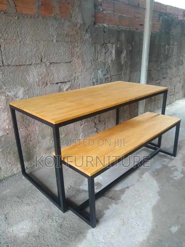 Office Table; 1200mm Home Office Table With Metallic Basement - thumbnail 11