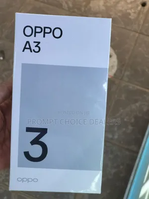 New Oppo A3 4G 256 GB Black