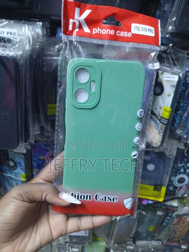 Itel S18 Pro Green Soft Tpu Back Cover - main view