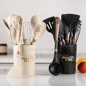 12pcs Set Silicon Non Stick Cookware