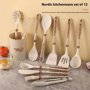 12pcs Set Silicon Non Stick Cookware