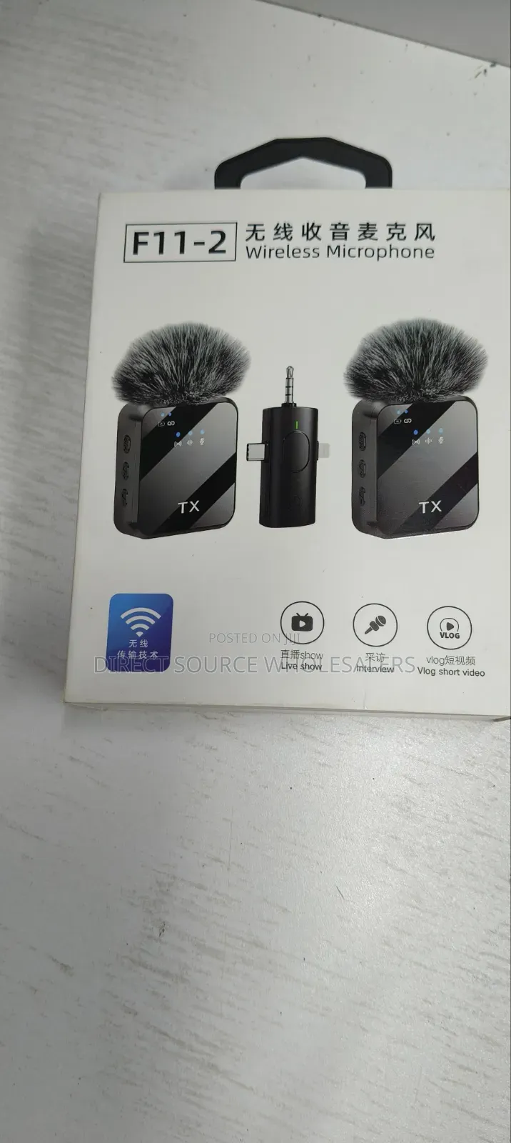 Wireless F11 Lavalier Microphone – Noise Reduction, Plug Play