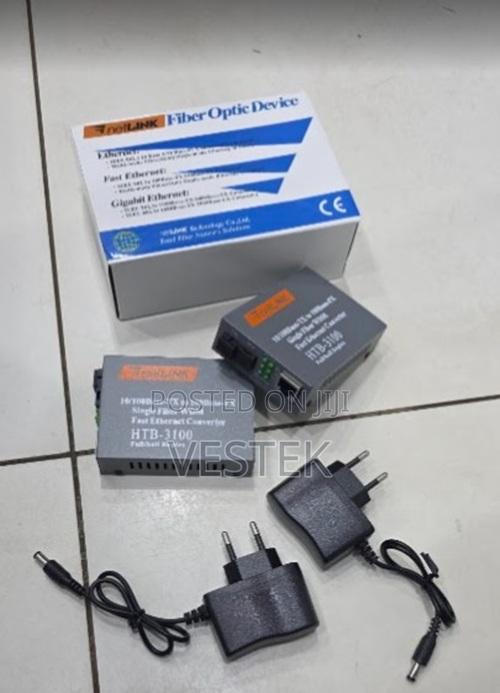 HTB-3100a/B Fiber Media Converter 25km Single Mode