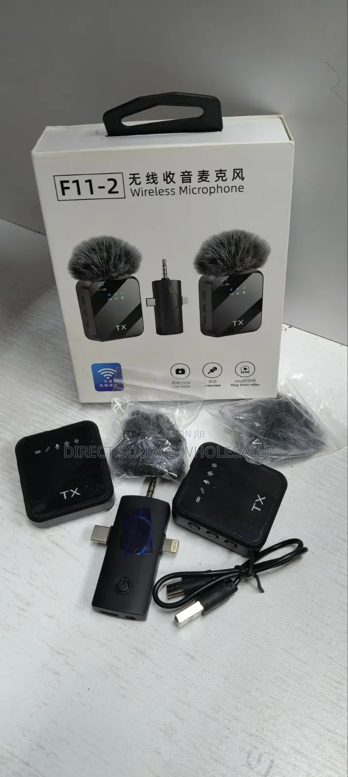 F11 Dual Lavalier Mic – Perfect for Content Creation Streaming