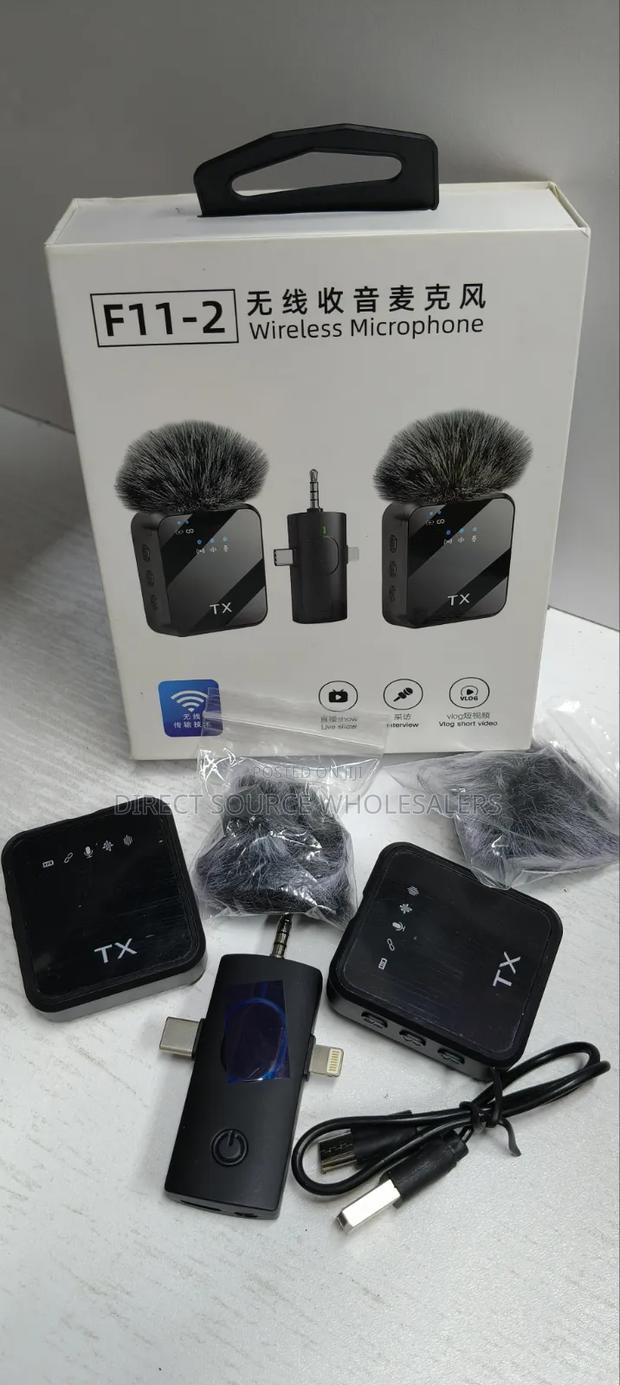 F11 Wireless Lavalier Mic – Crystal Clear Sound for Videos