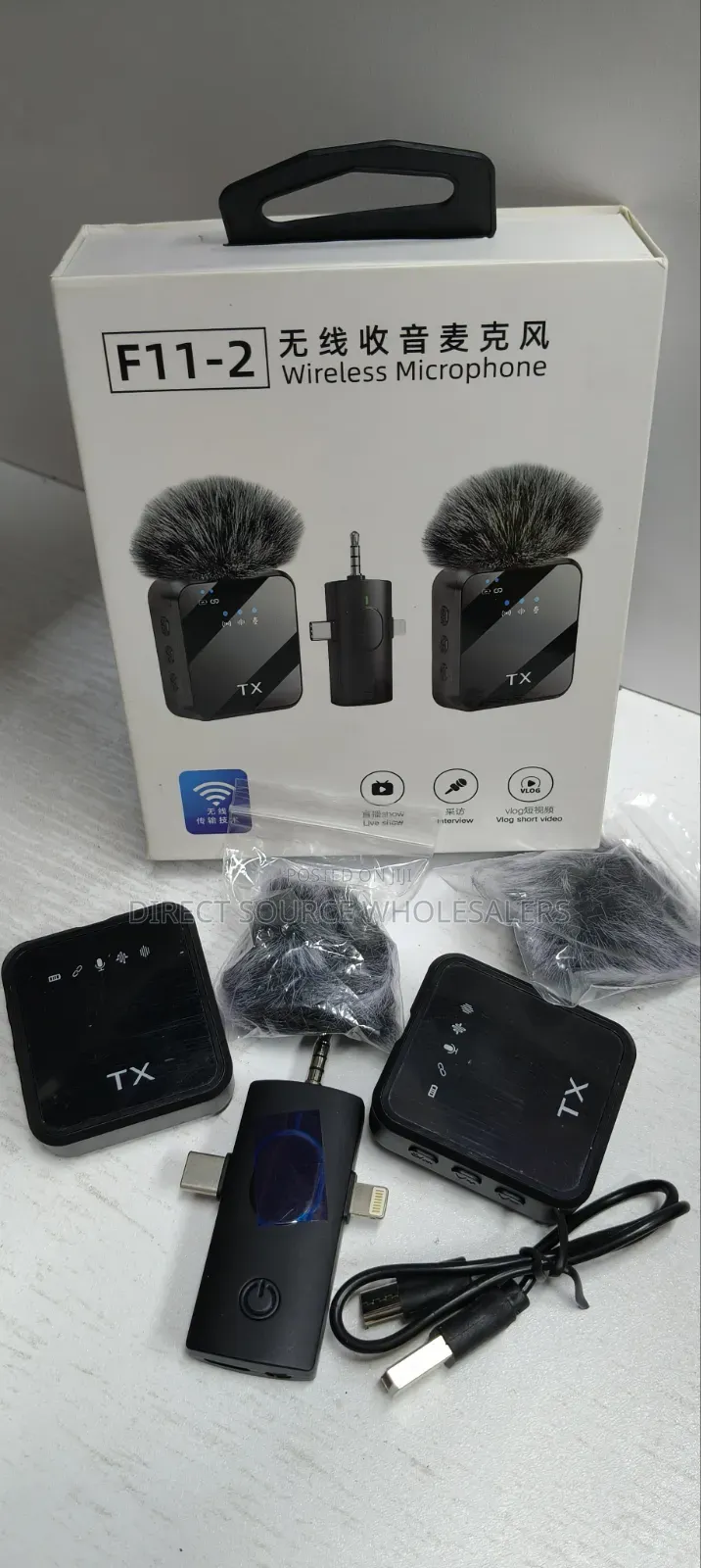 F11 Wireless Lavalier Mic – Crystal Clear Sound for Videos