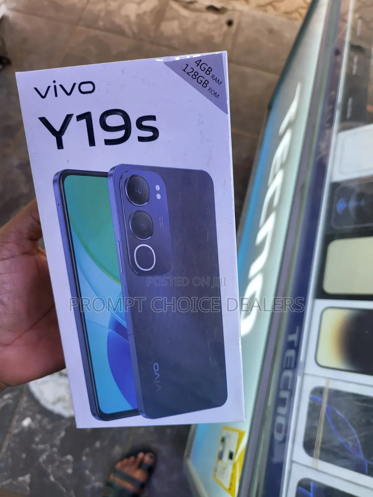 New Vivo Y19s 128 GB Black