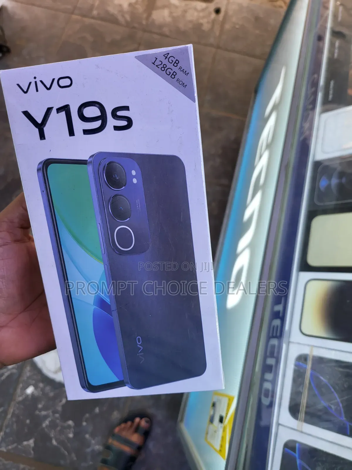 New Vivo Y19s 128 GB Black