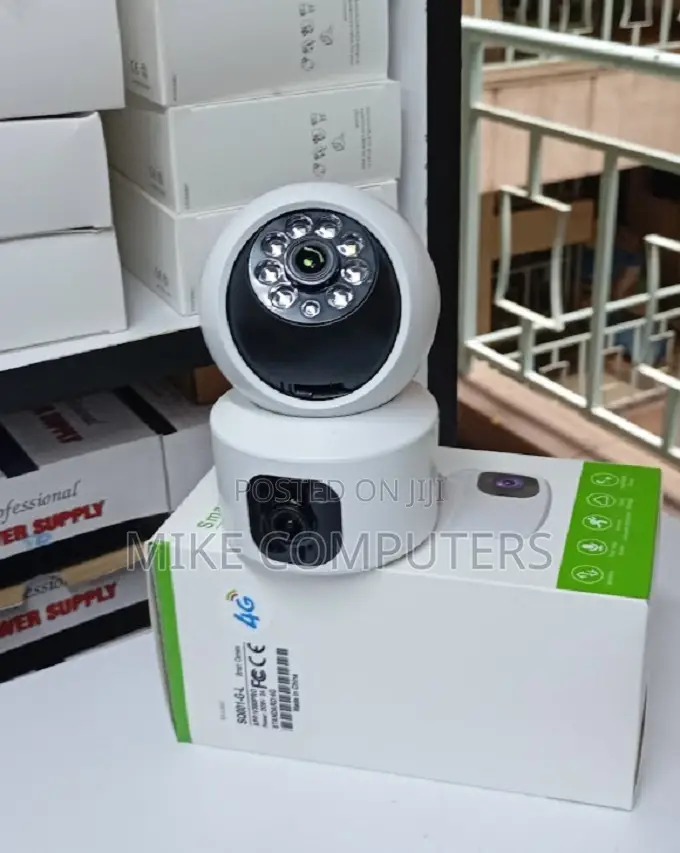 Dual Lens 4mp Wireless CCTV Home Security Camera V380 Pro Wifi