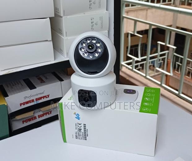 Dual Lens 4mp Dual Lens Wifi Camera Home Security Night Vision Wifi