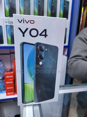 New Vivo Y04 64 GB Black