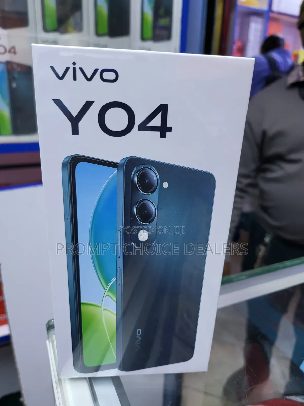 New Vivo Y04 64 GB Black