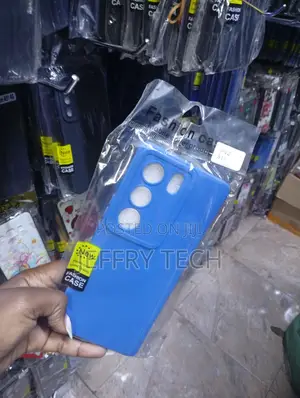 Vivo V29 or Vivo V40 Lite Generic Blue Silicone Phone Case