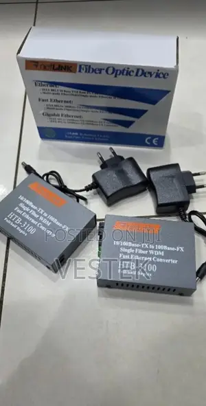 HTB-3100a/B Fiber Converter Kit 25km With Adapters