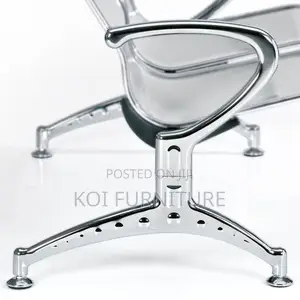 Office Bench; Three Seaters Metal Bench for Airport and Hospitals