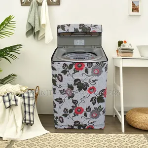 Flowered Washing Machine Cover