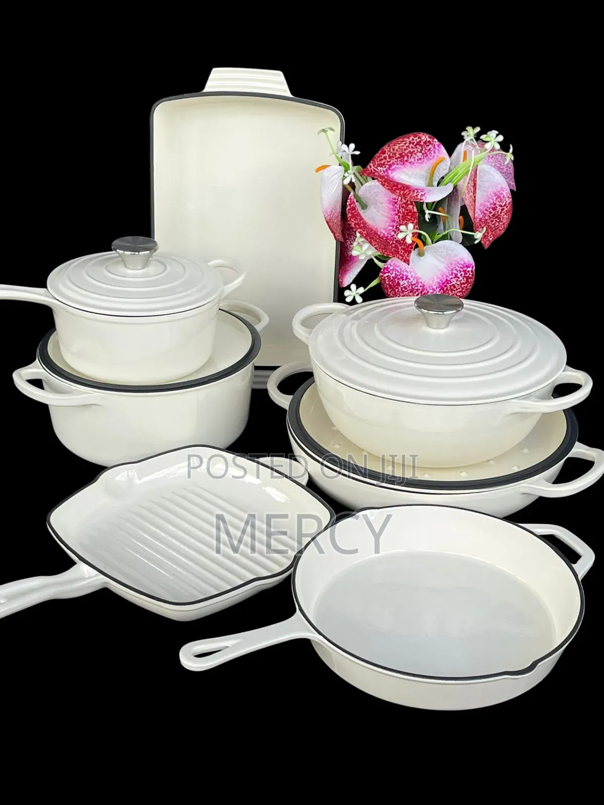 7 Pieces Cast Iron Set