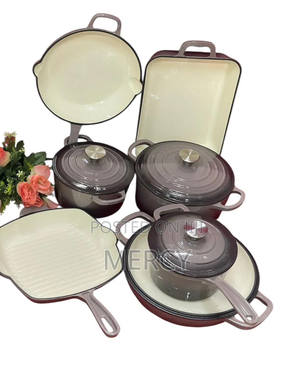 7 Pieces Cast Iron Set