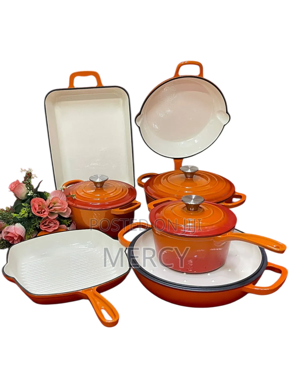 7 Pieces Cast Iron Set