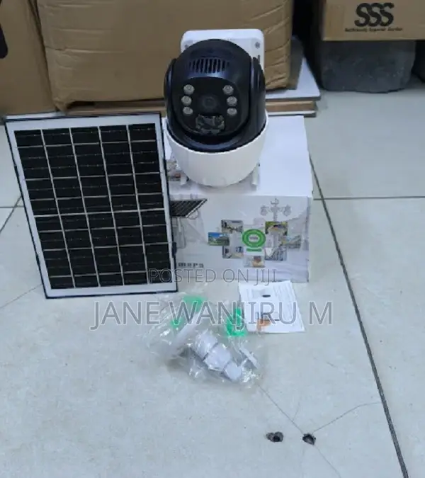 New V380 Pro Smart Net Camera Solar - App Remote View
