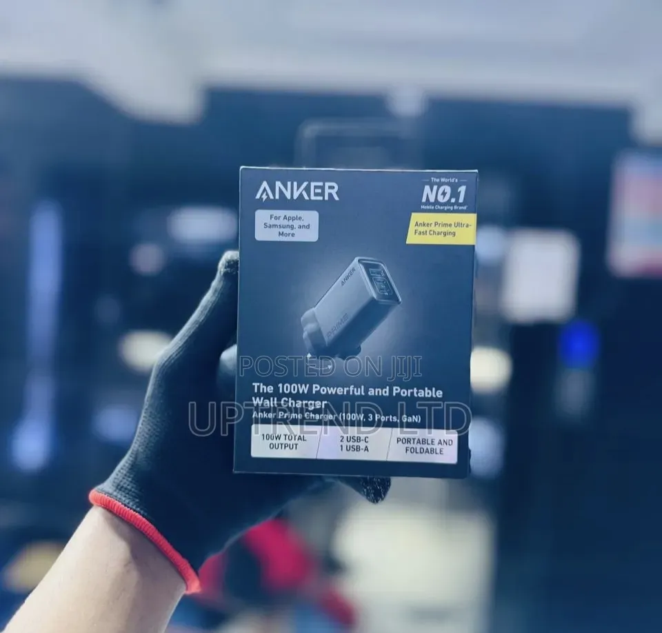 Anker Prime 100w Gan Wall Charger (3 Ports )