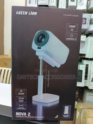 Green Lion Nova 2 Portable Projector Compact Led Home Cinema.