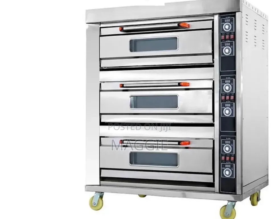 Commercial Electric Oven Three Deck Six Trays