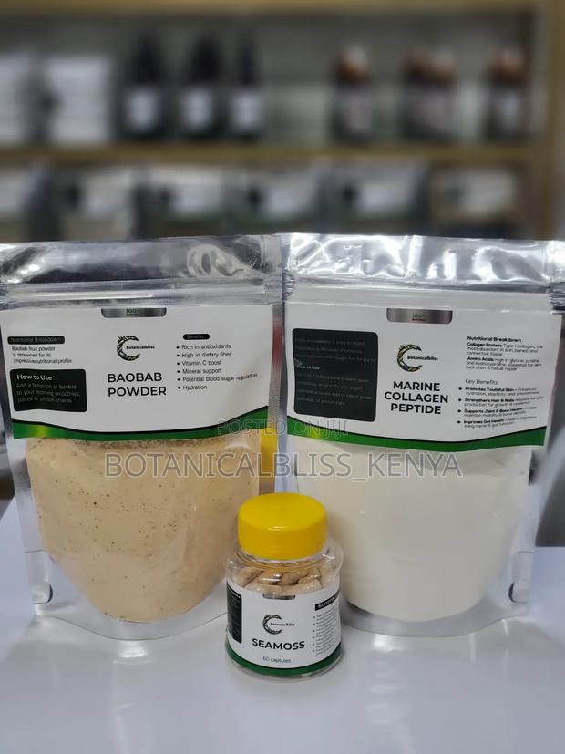 Glow+ Energy Combo (Marine Collagen, Baobab Seamoss)
