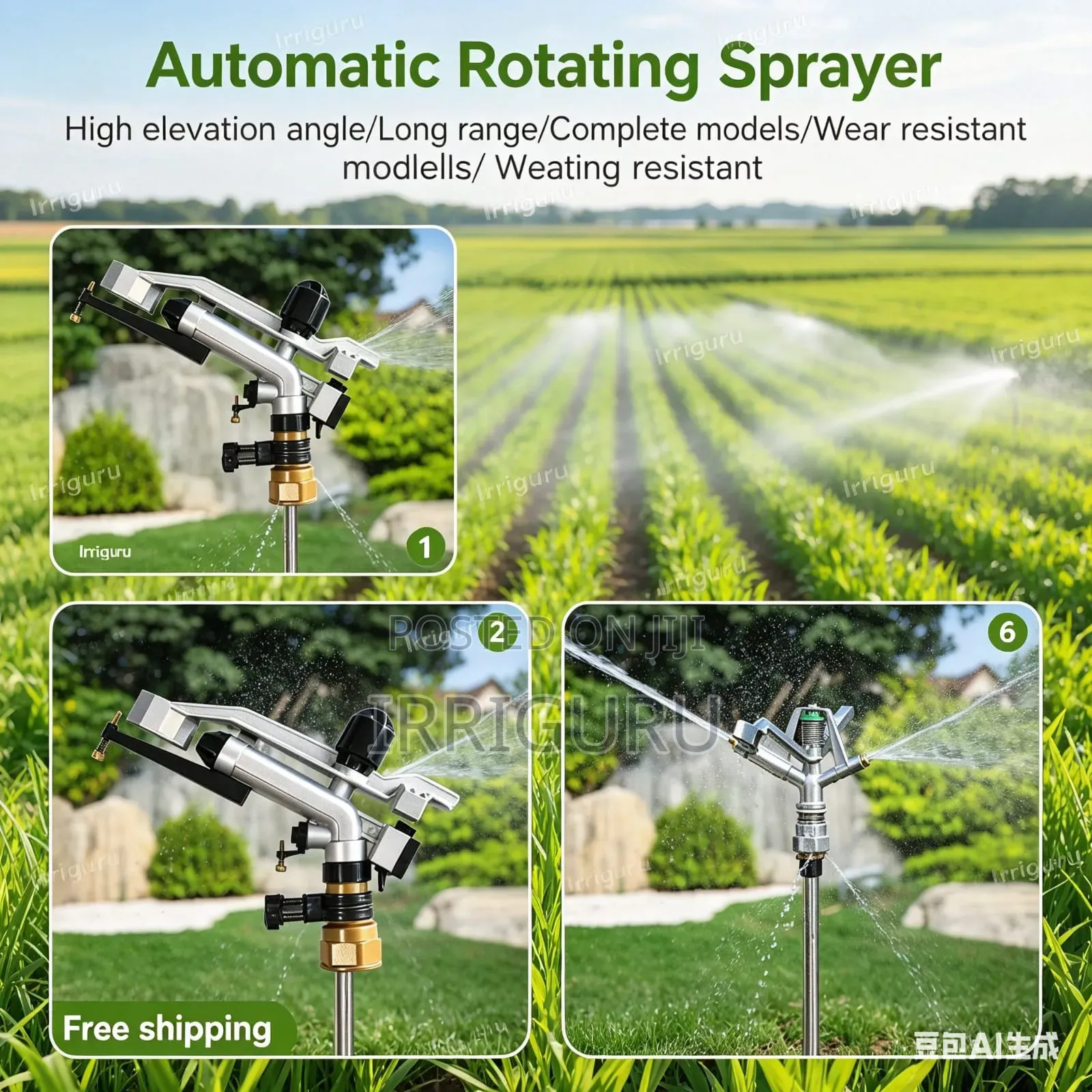 Adjusting Rotating Sprinklers