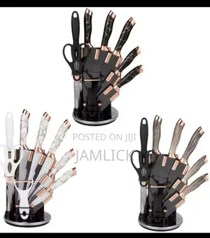 9 PCS Marble Knives Set –Jm