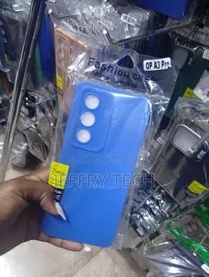 Oppo A3 Pro Blue Silicone Phone Case