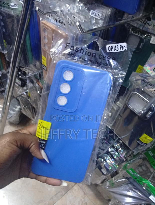 Oppo A3 Pro Blue Silicone Phone Case - thumbnail 2