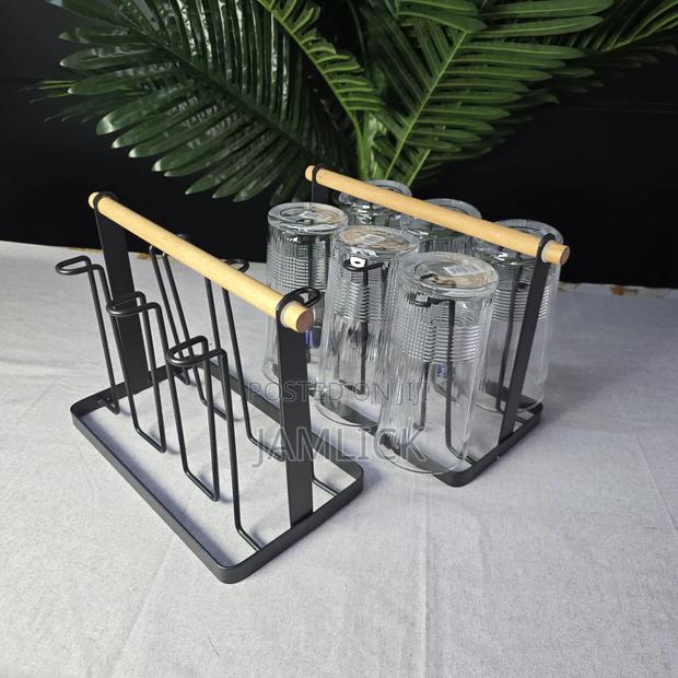 6pcs Metallic Glass Holder - Rb