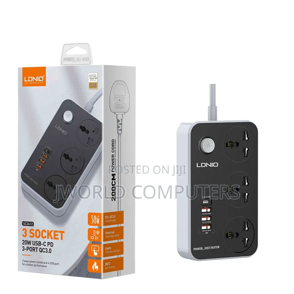 Ldnio Wifi Smart Universal Power Strip 3 Outlets