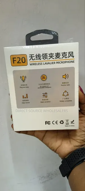  F-20 Wireless Microphone – Crystal Clear Sound for Videos