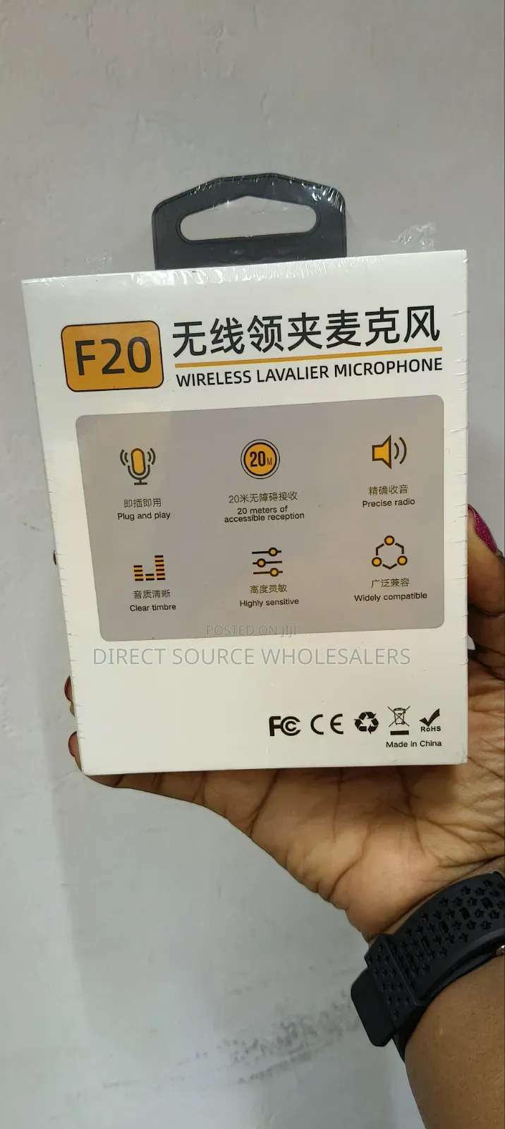  F-20 Wireless Microphone – Crystal Clear Sound for Videos