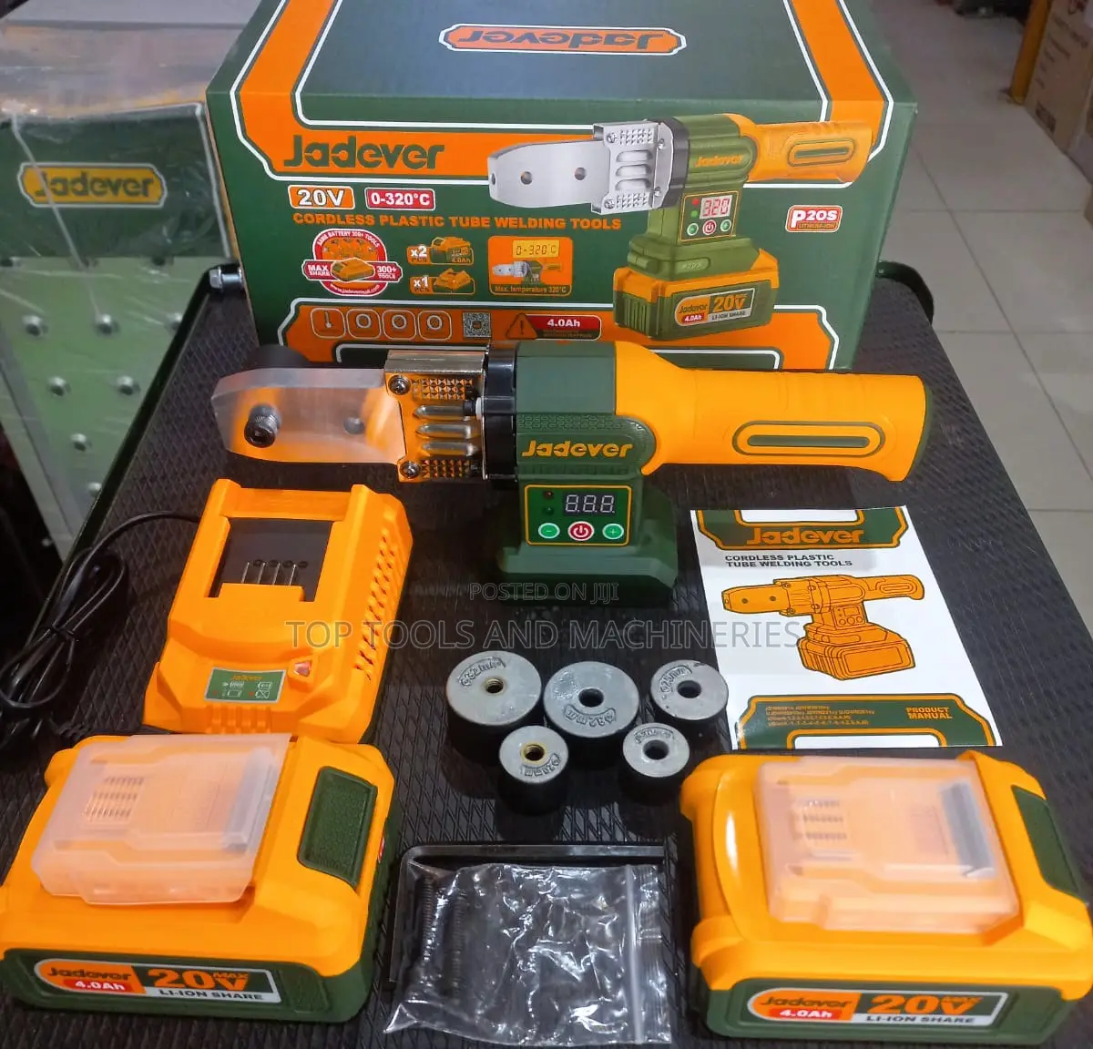 Jadever 20 Volts Cordless Plastic Tube Welding Tool