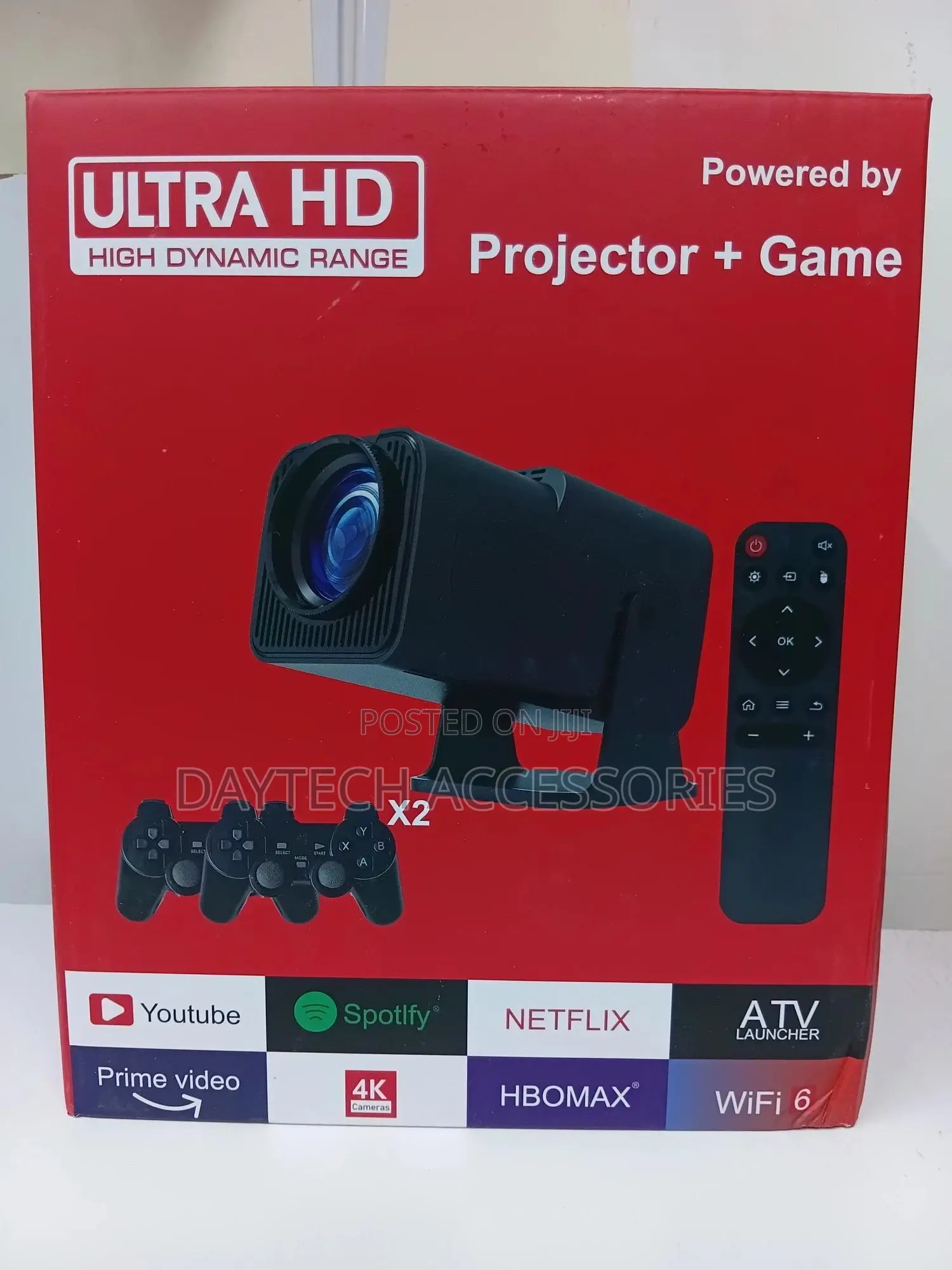 Ultra Hd Smart Projector + Game Console,