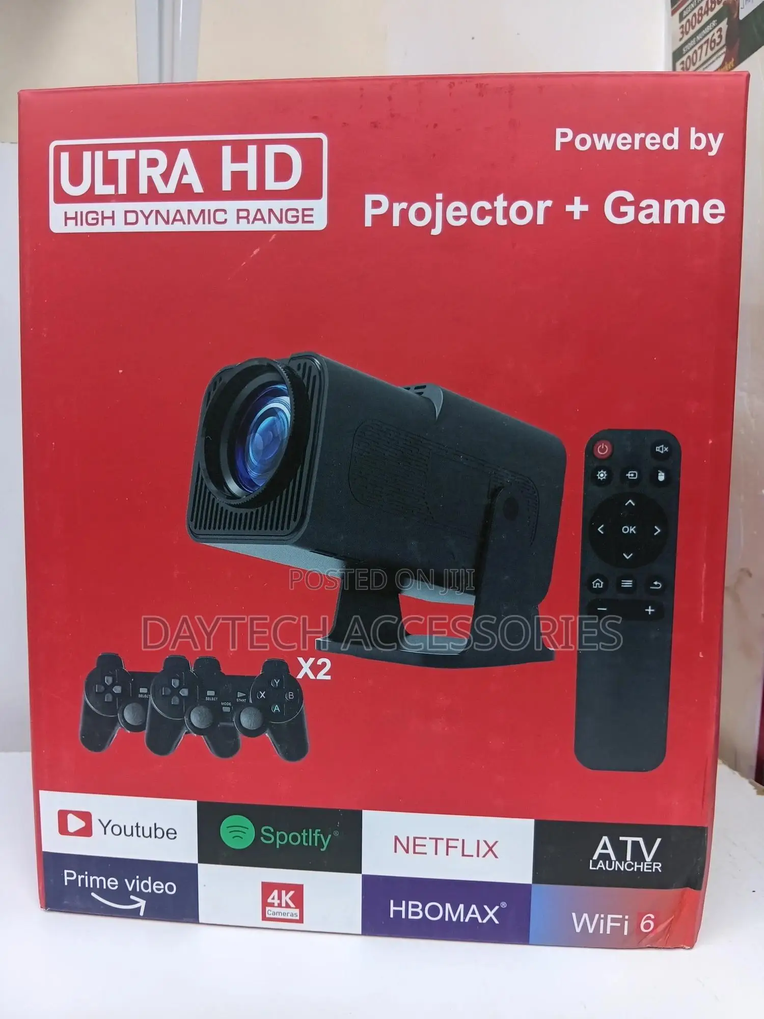 Ultra Hd Smart Projector + Game Console,