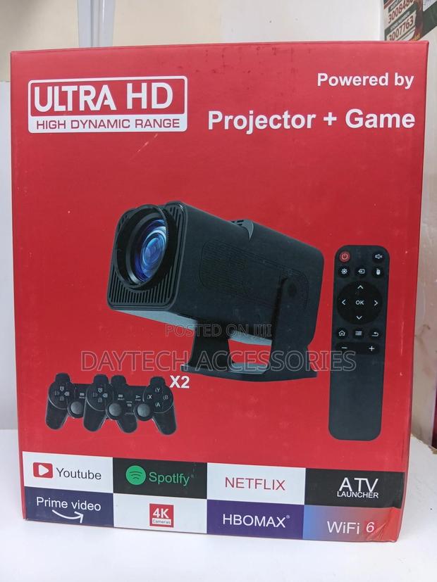 Ultra Hd Smart Projector + Game Console,
