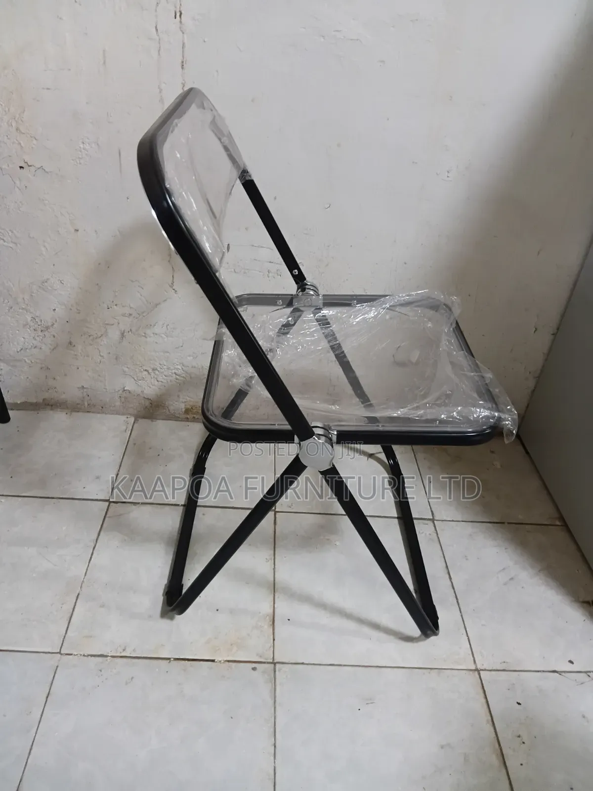Transparent Foldable Chair