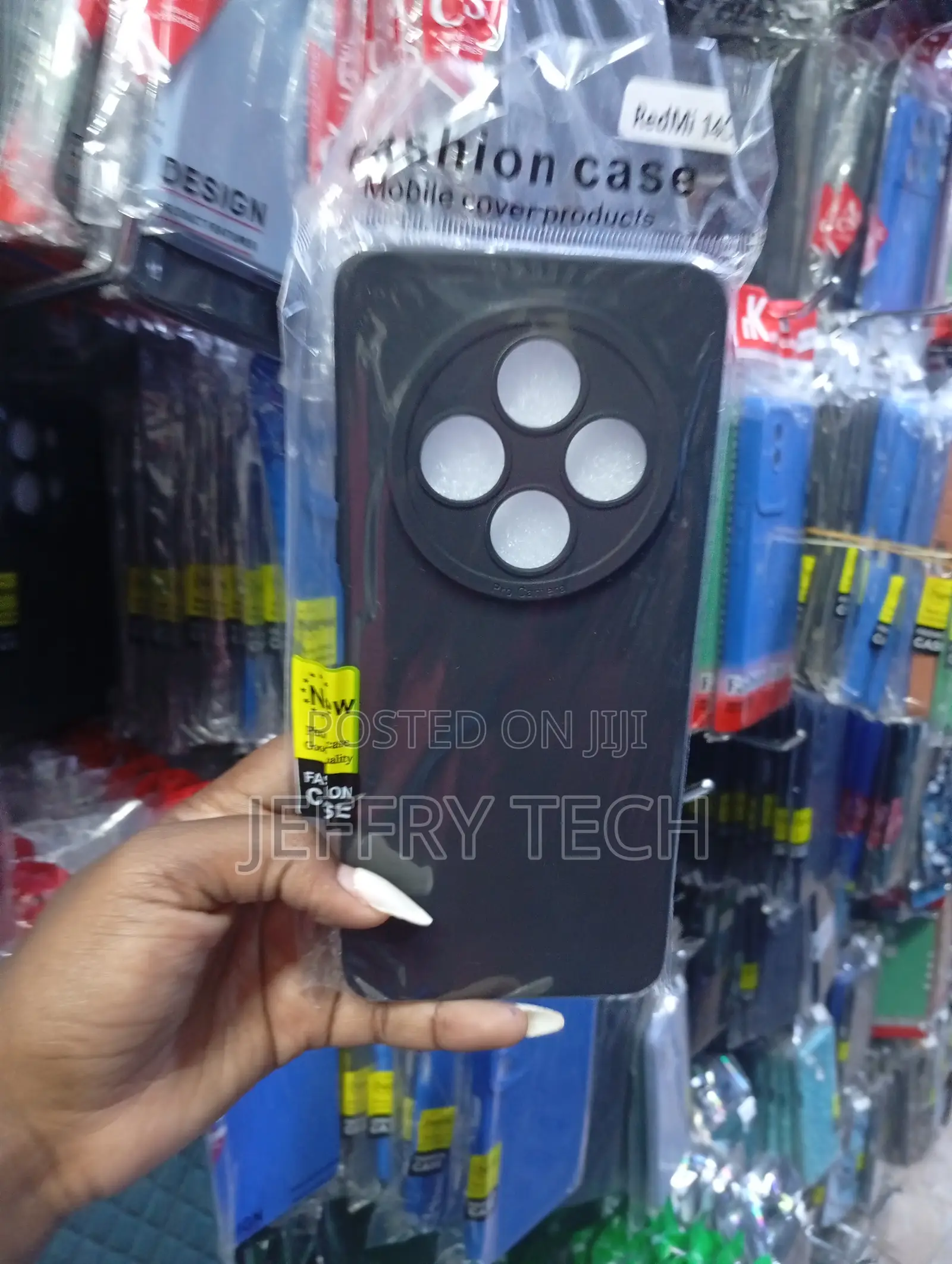 Redmi 14c Black a Slim, Minimalist Matte Black Finish Case