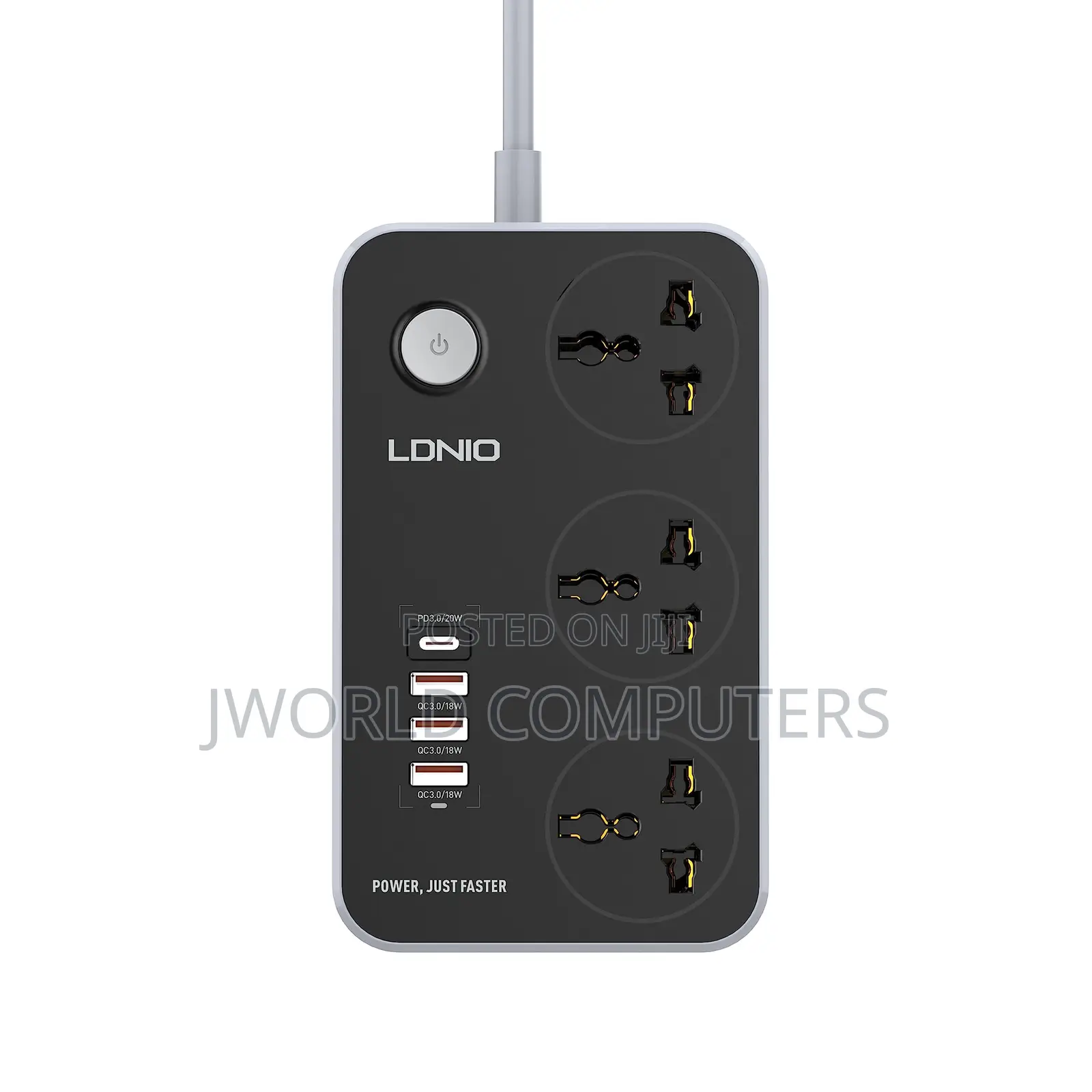 Ldnio Smart 2500w Power Extension With 4 Power Sockets
