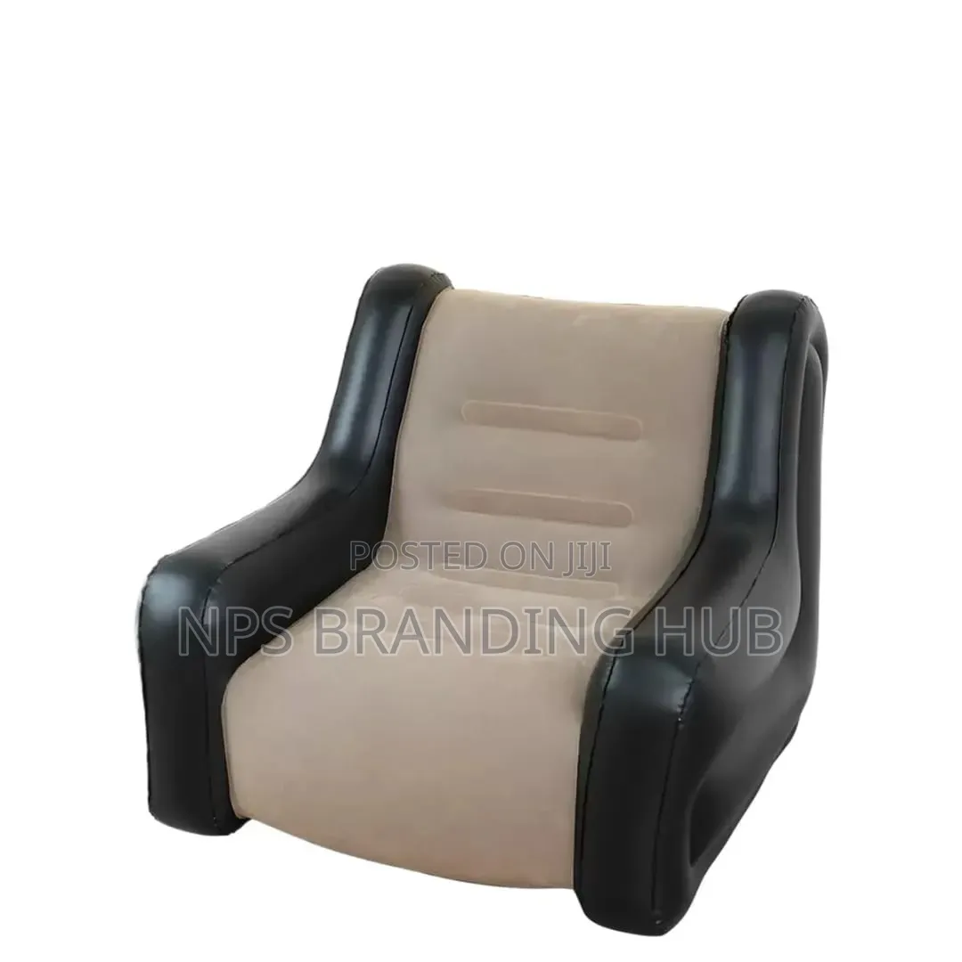 Inflatable Modern 1 Seater Sofa With Armrests Free Pump Gm